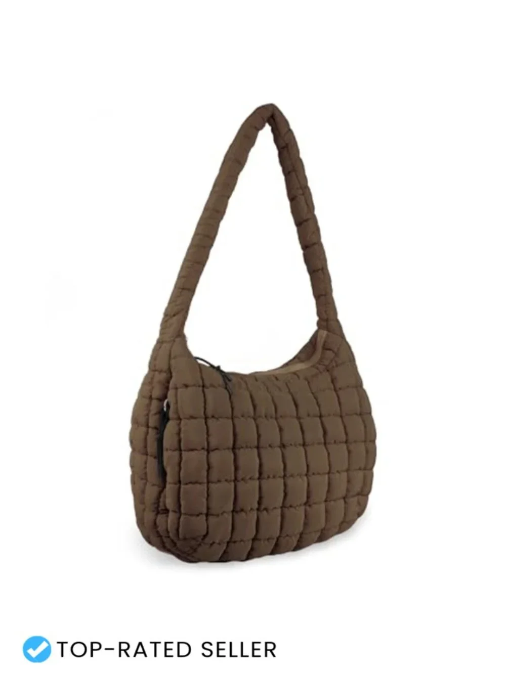 Quilted Puffer Tote Bag Crossbody Shoulder Bag Lightweight Nylon Hobo Bag for